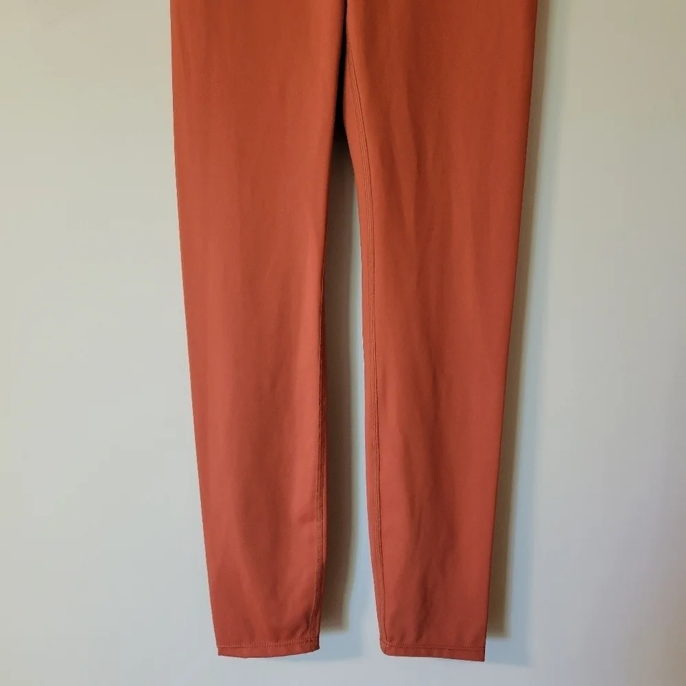 NWT Madewell MWL Form High Rise Burnt Orange Leggings Size Small - Picture 7 of 10